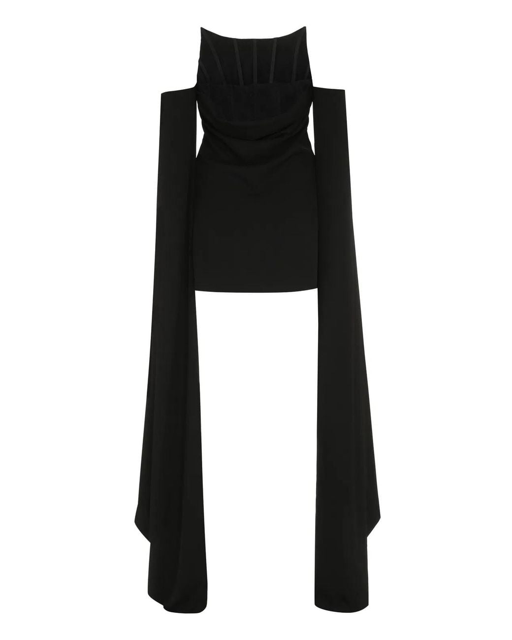 GIUSEPPE DI MORABITO Black Jersey Mini Dress
