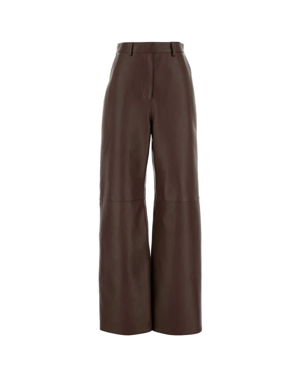 Loewe Brown Chocolate Nappa Leather Pant