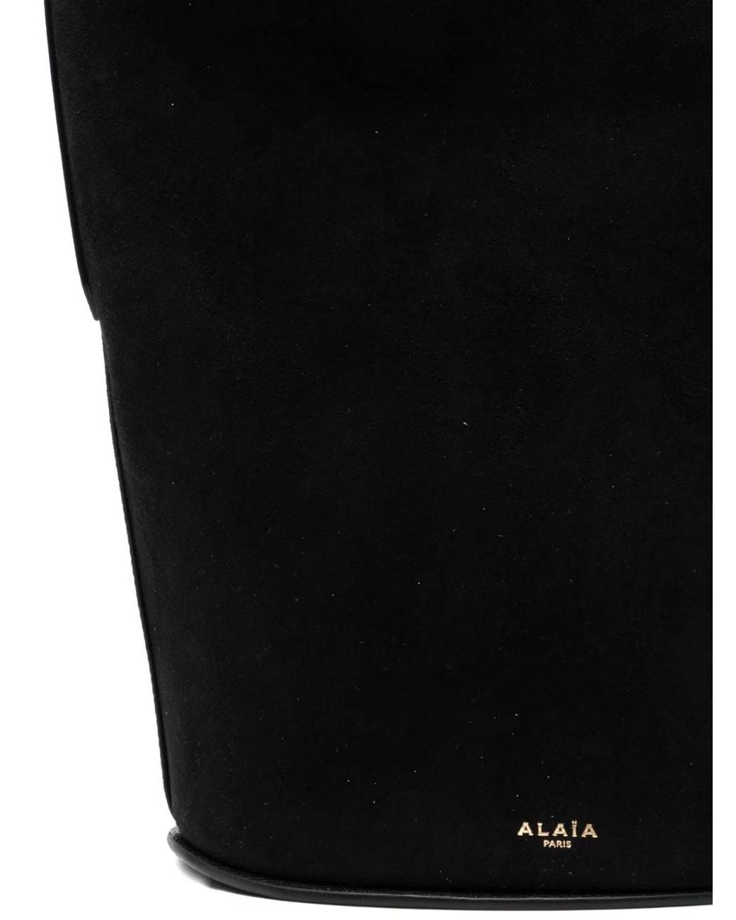 Alaïa Black Mini Bucket Shoulder Bag