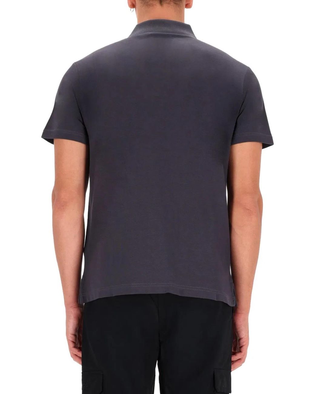 Versace Jeans Couture Blue Polo With Logo for men