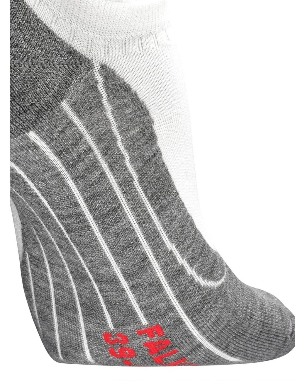 Falke White Ru4 Endurance Invisible Socks for men