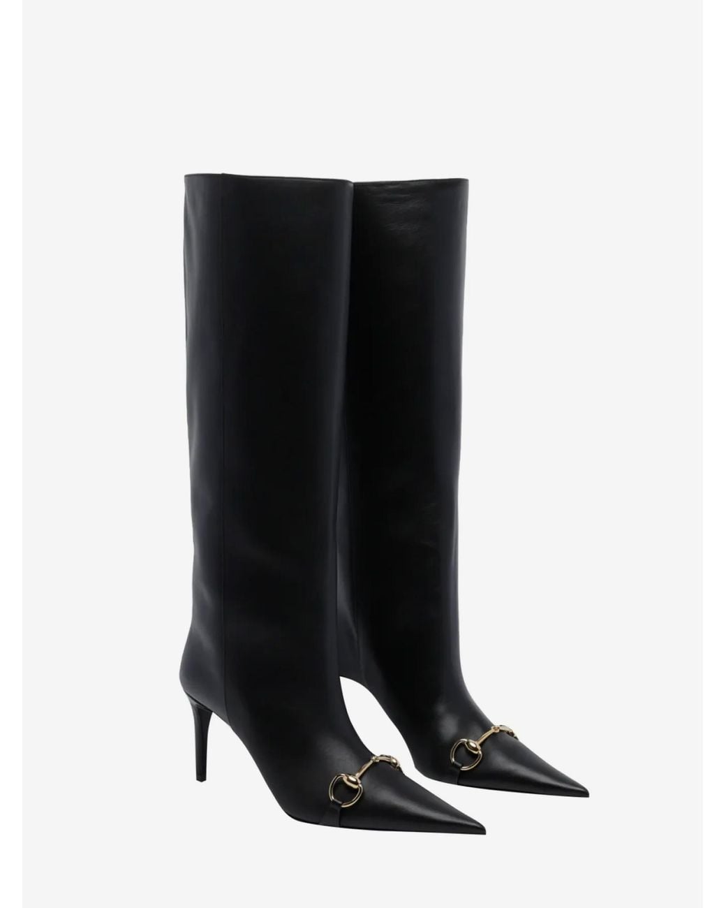 Gucci Black Donna Slip-On Boots 80