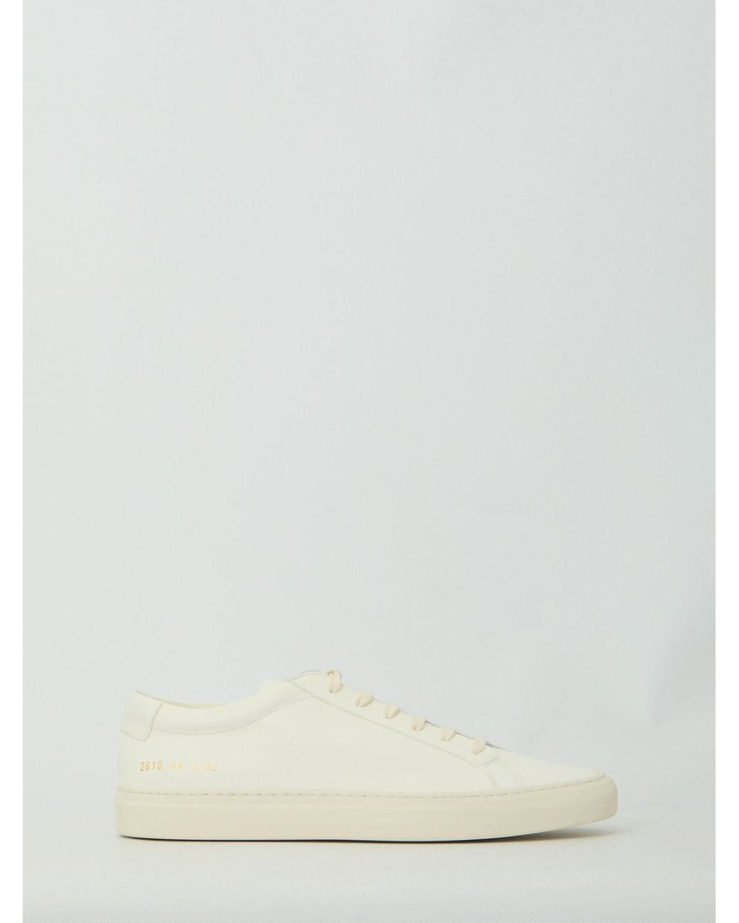 Common Projects White Off Achilles Premium Sneakers for men