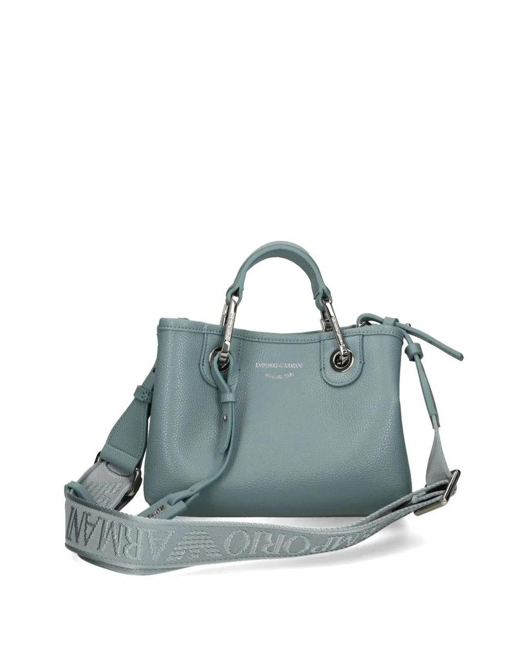 Emporio Armani Blue Myea Xsmall Shopping Bag