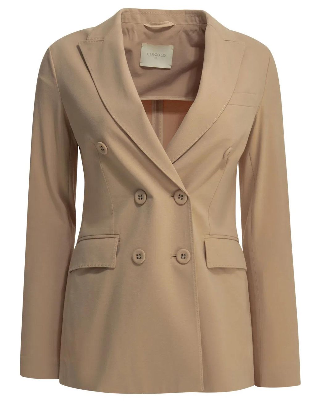 Circolo 1901 Brown Cotton Elastane Jacket