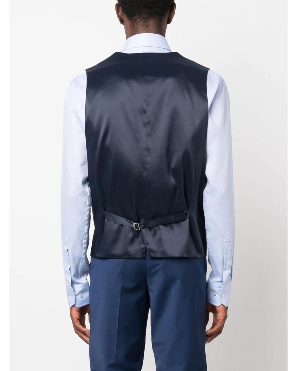 Boss Blue Chaleco Conjunto for men