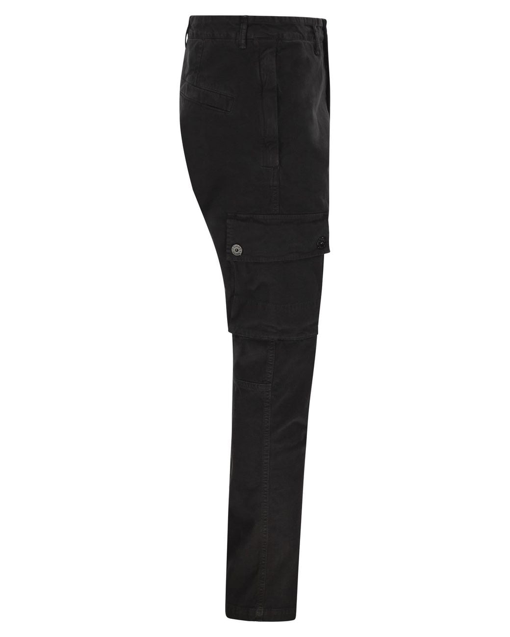 Stone Island Black Slim-Fit Cargo Trousers for men