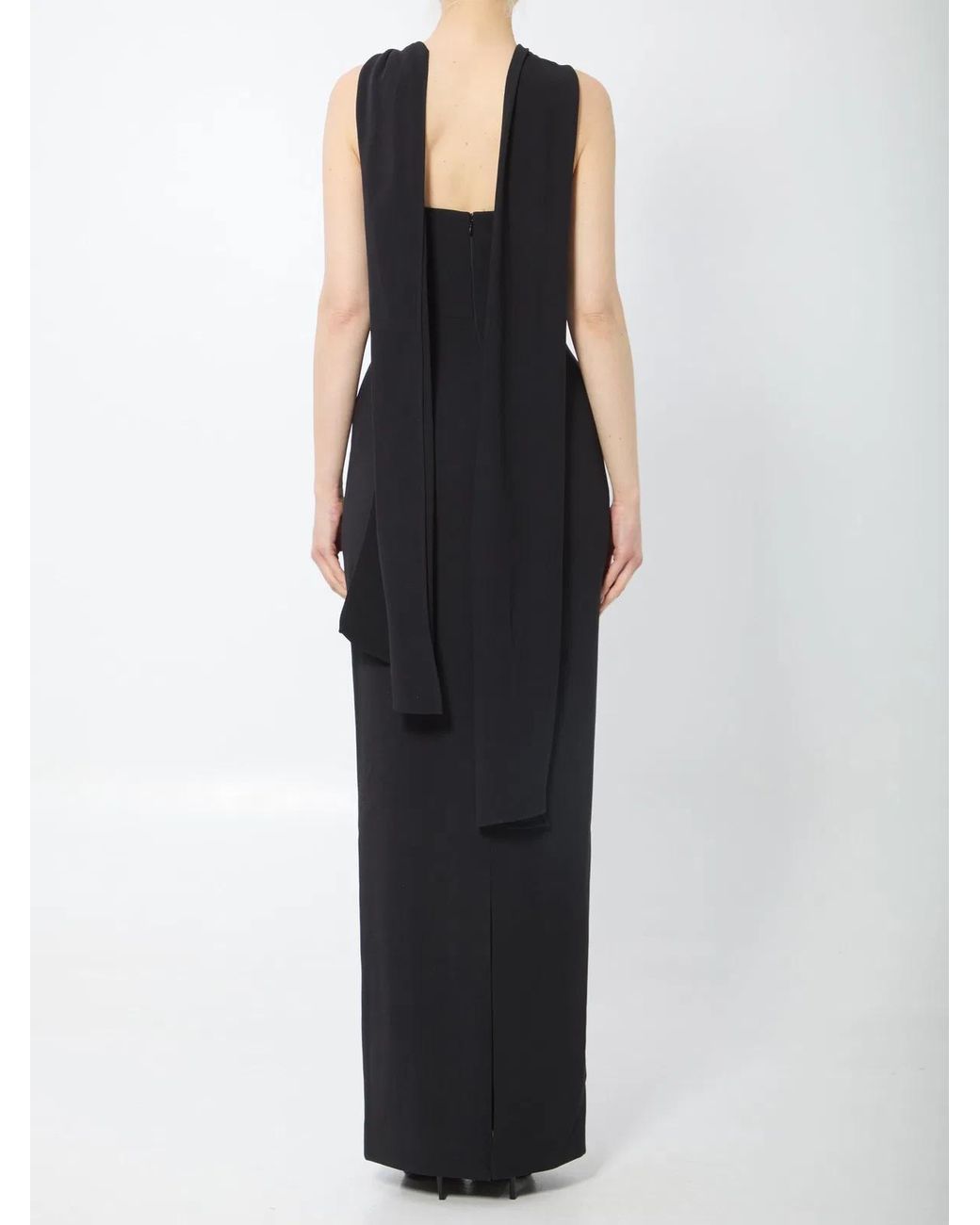 Solace London Black Rona Maxi Dress