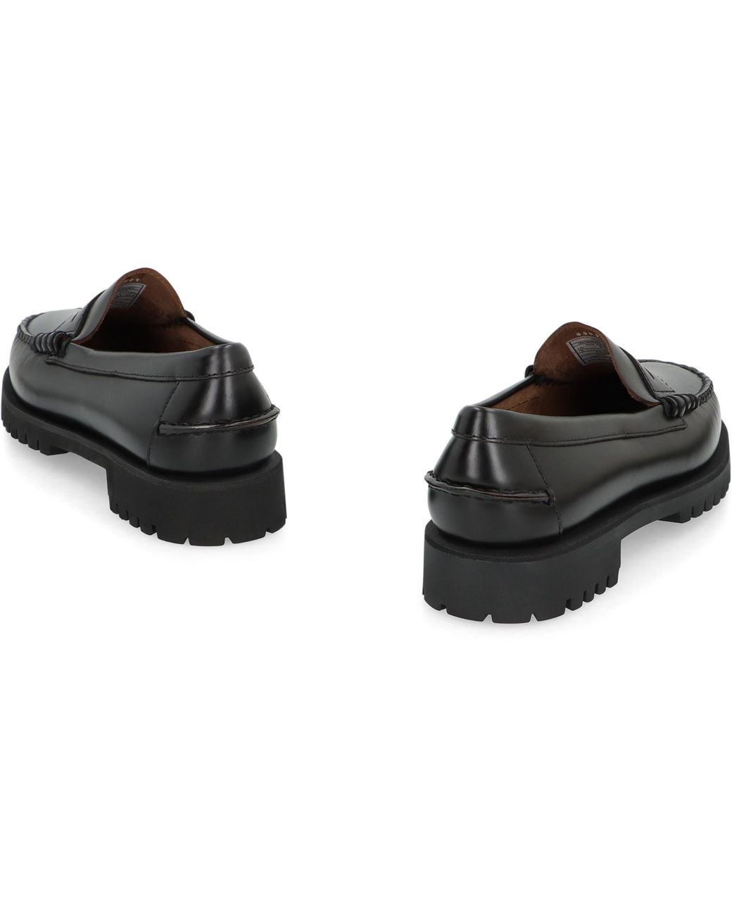 Sebago Black Mocassini Donna Dan Lug