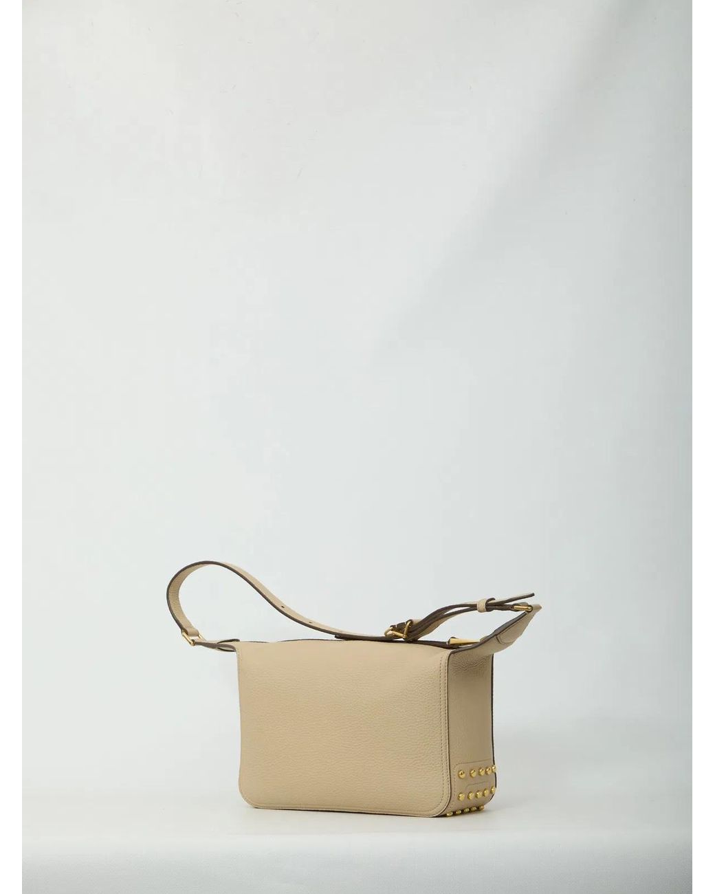 Tod's Natural Metal Dots Mini Leather Bag