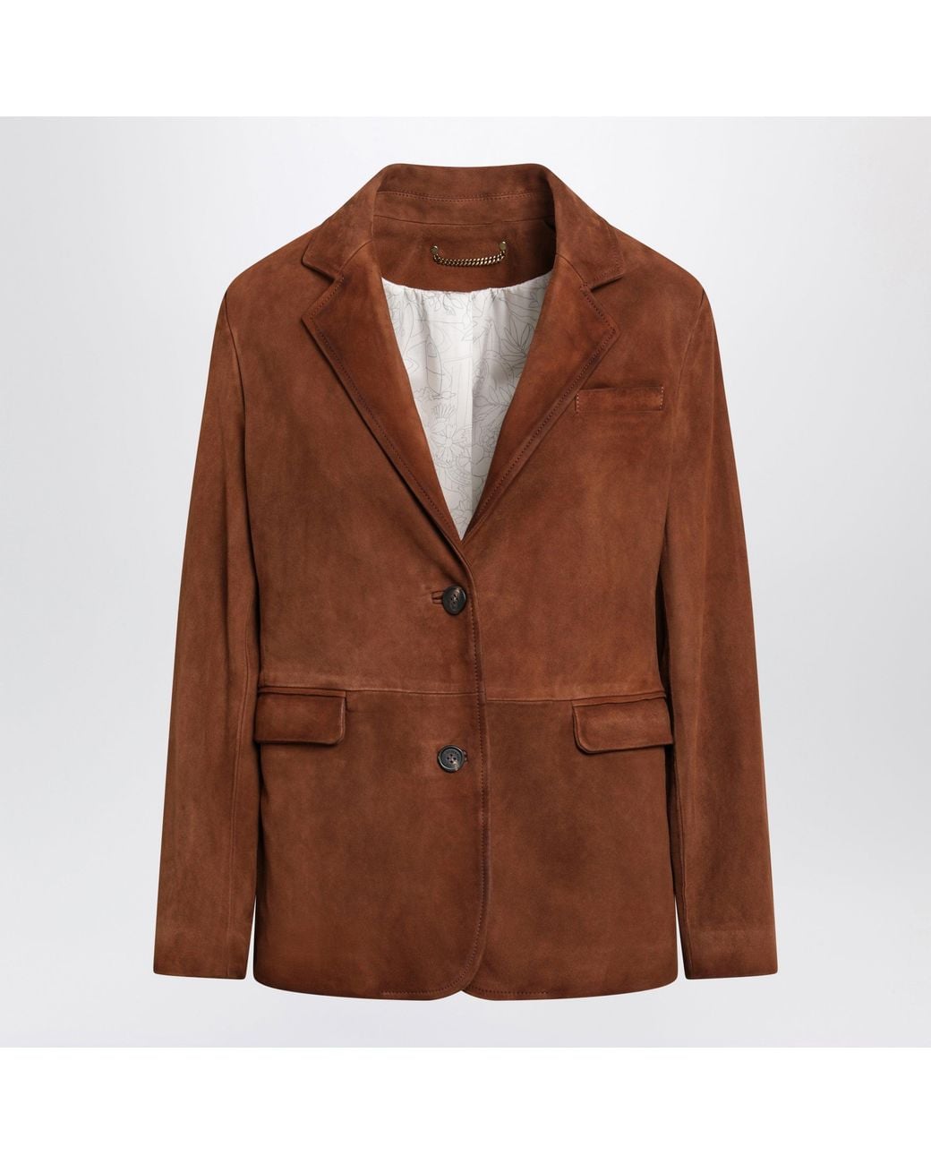 Golden Goose Deluxe Brand Brown Robyn Suede Sheepskin Blazer