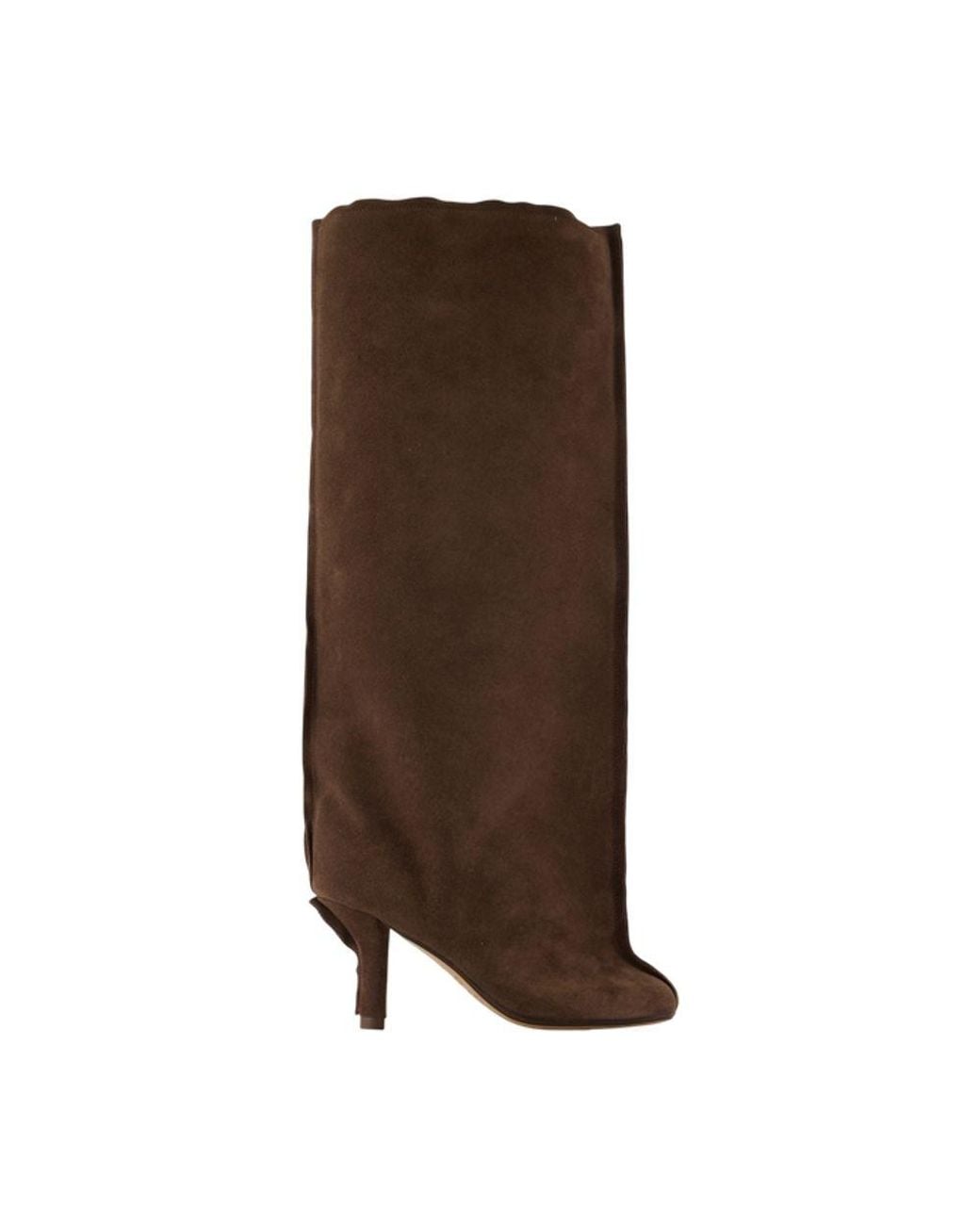 MM6 by Maison Margiela Brown Suede Anatomic Boots