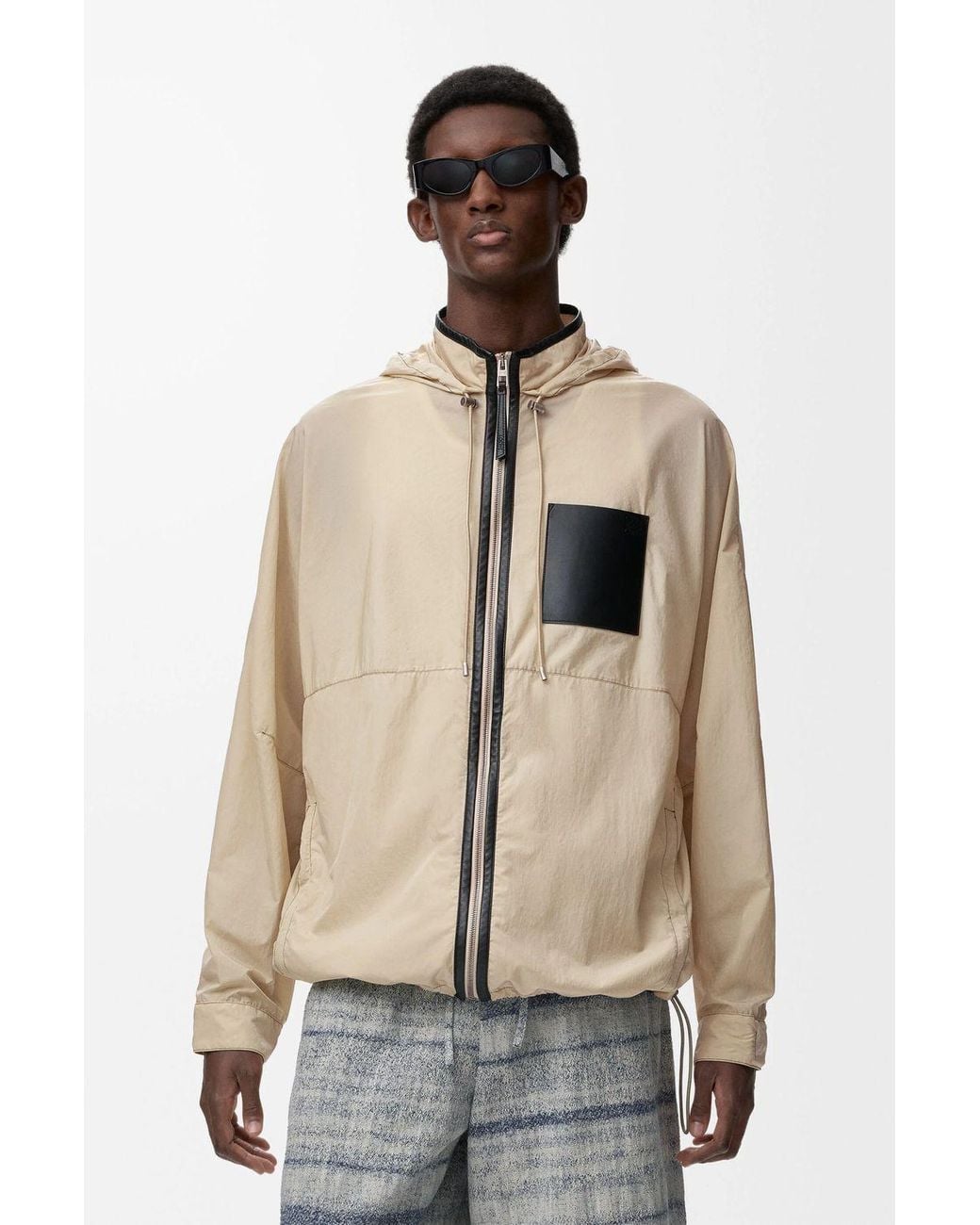 Loewe Natural Hooded Technical Fabric Jacket X Paula's Ibiza for men