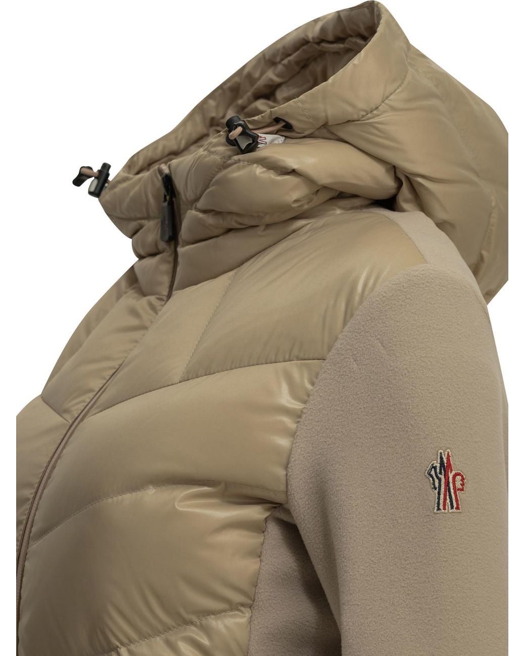Moncler Green Padded Zip-Up Sweatshirt