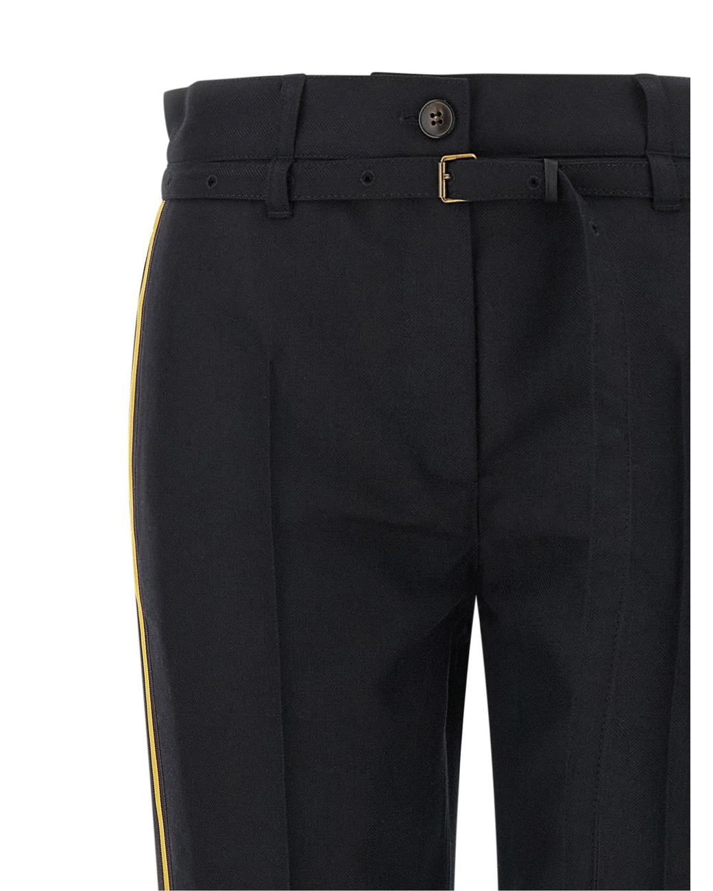 Dries Van Noten Blue 'Persy Tape' Pants