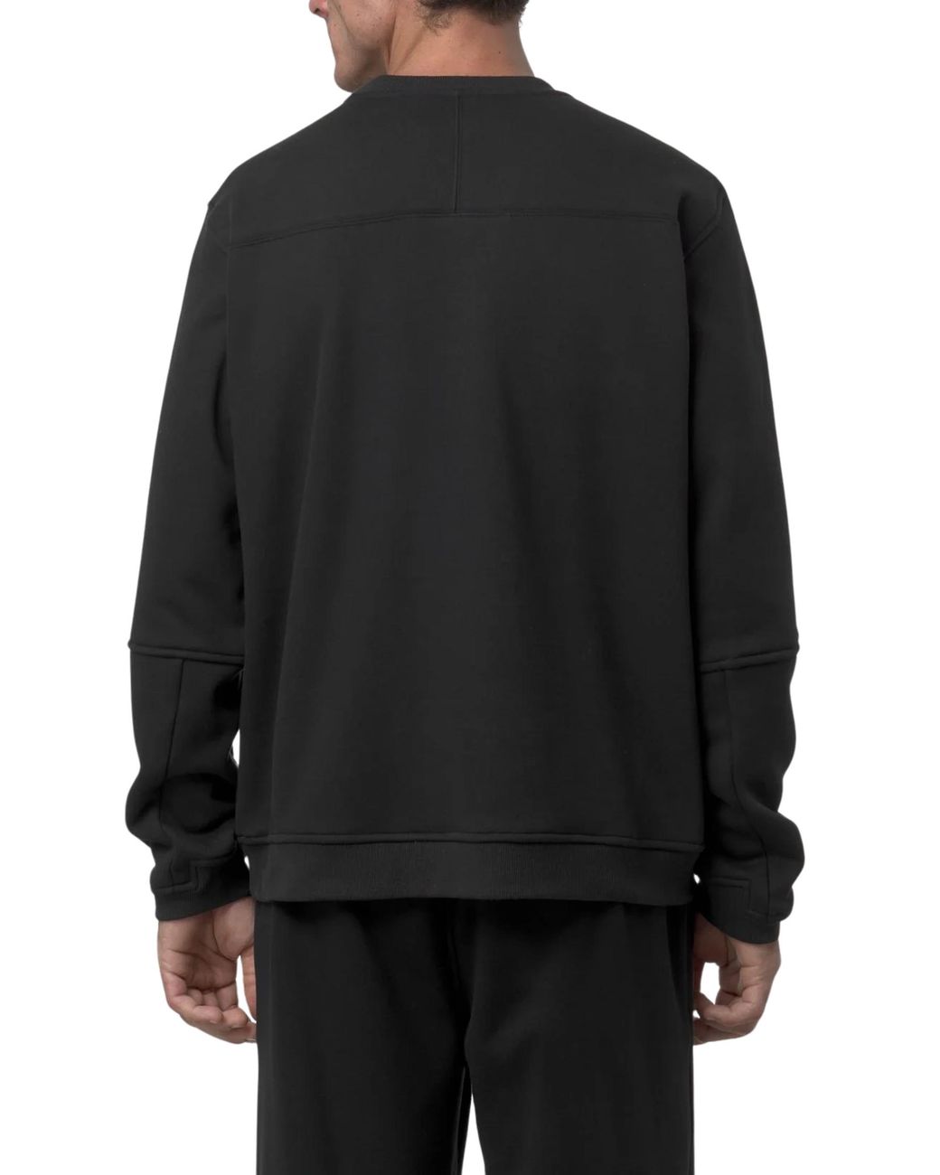K-Way Black Nael Brushed Pc Fleece for men