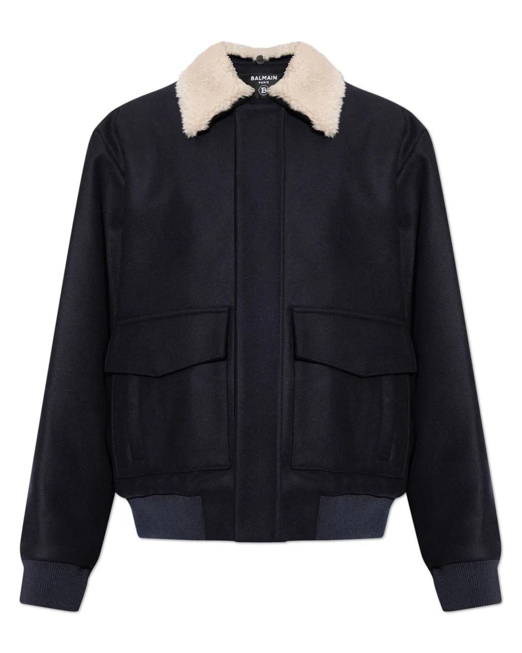 Balmain Blue Bomber Jacket for men
