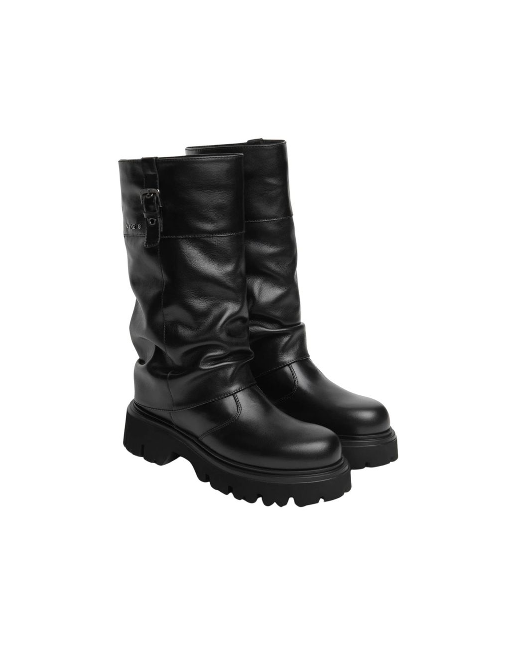 Nero Giardini Black Leather Boots