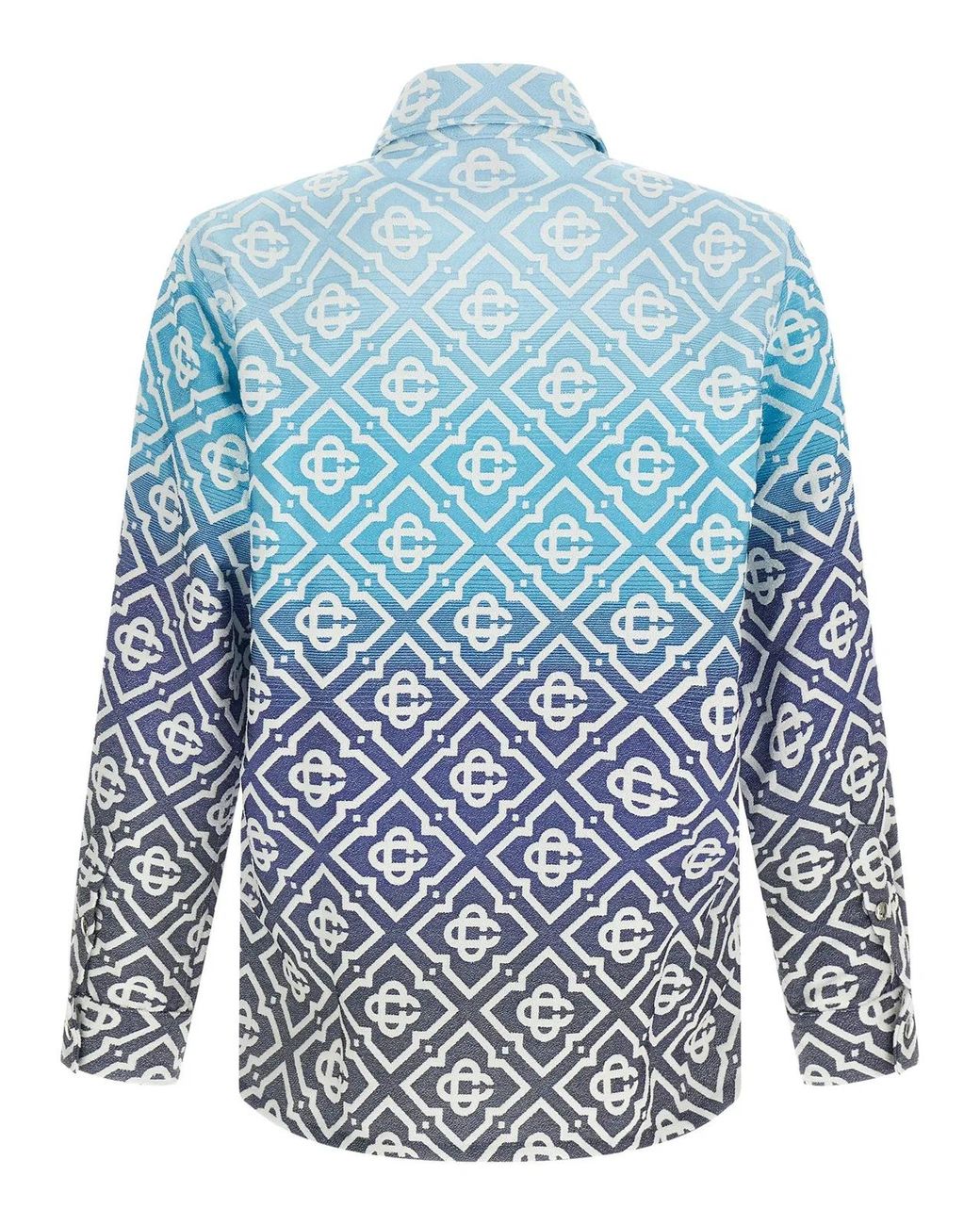Casablanca Blue Cotton Shell Jacket for men