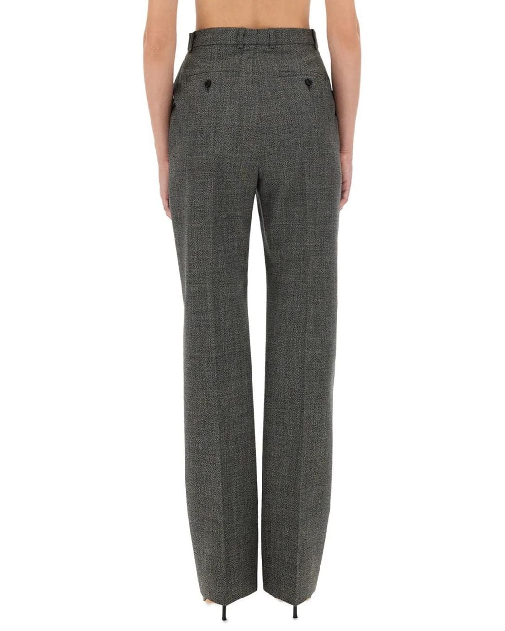 McQueen Gray Wool Pants
