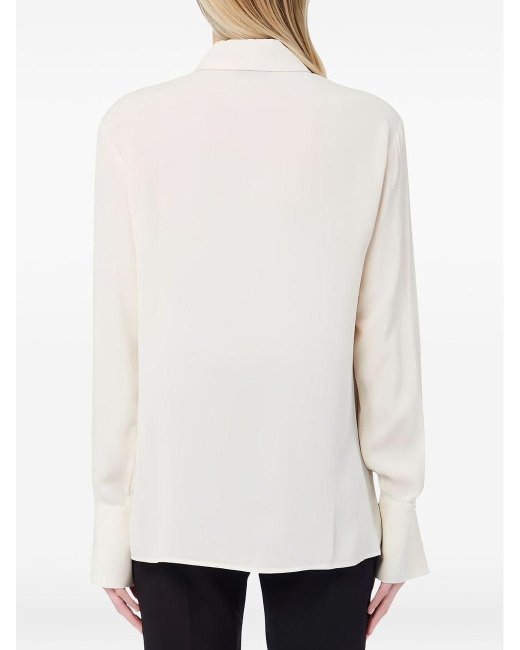 Liu Jo Natural Polyester Elastane Shirt