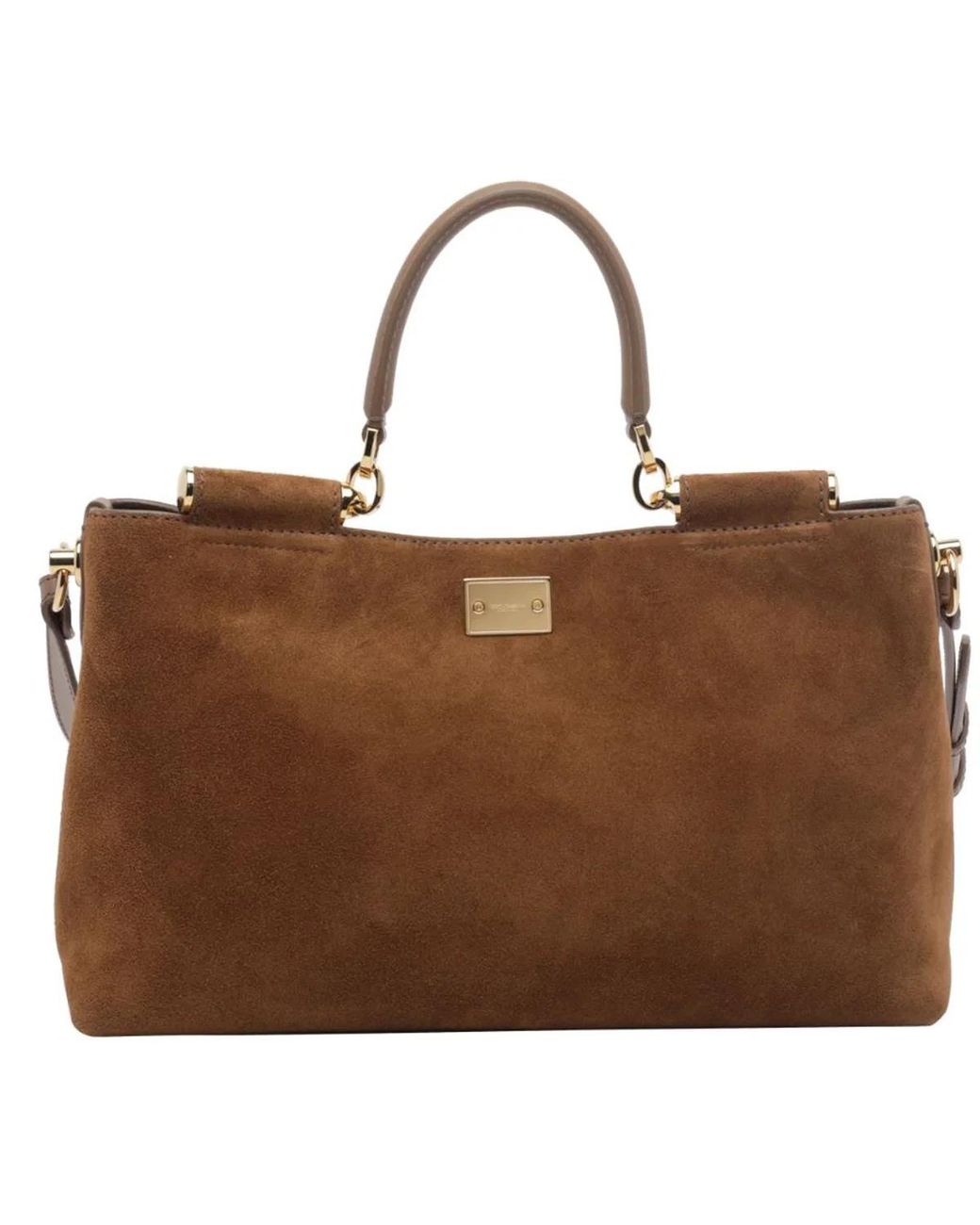 Dolce & Gabbana Brown Dolce & Gabbana Borsaspalla Tracolla Crosta V