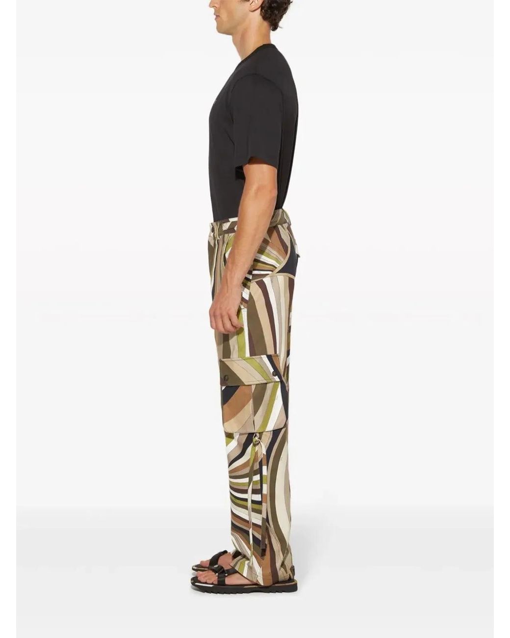 Emilio Pucci White Trousers for men