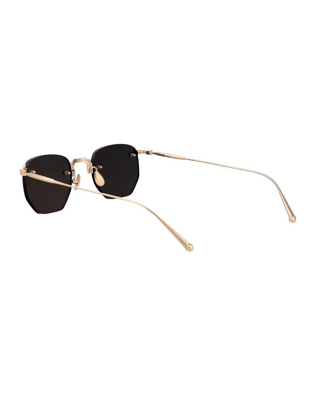 Matsuda Gray Brushed Metal Sunglasses