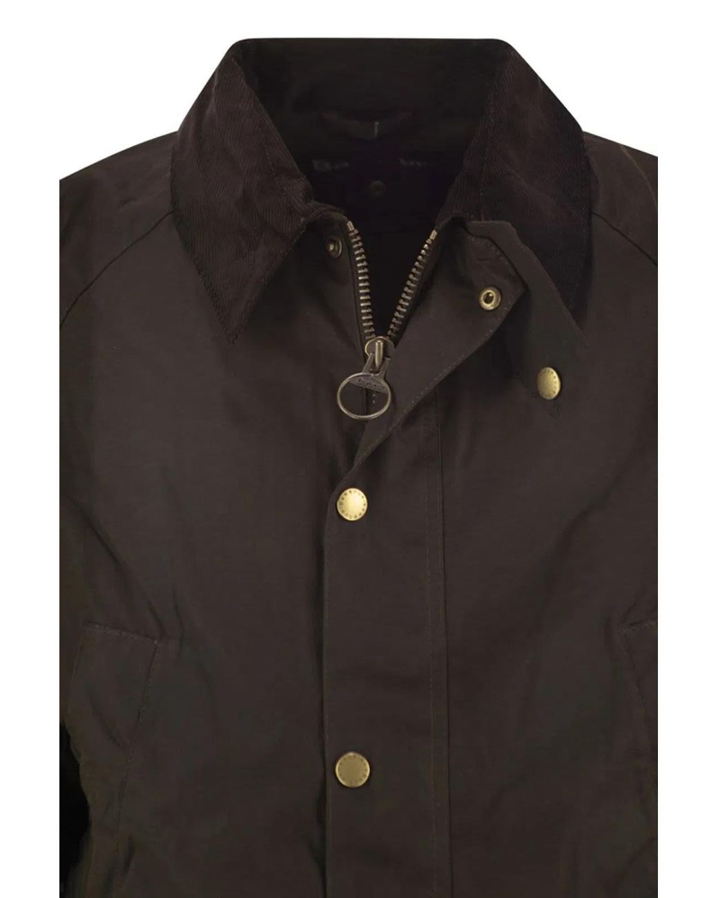 Barbour Black Ashby Wax Jacket for men