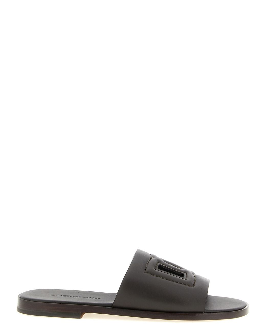 Dolce & Gabbana Black Dolce & Gabbana 'Dg Light' Sandals for men