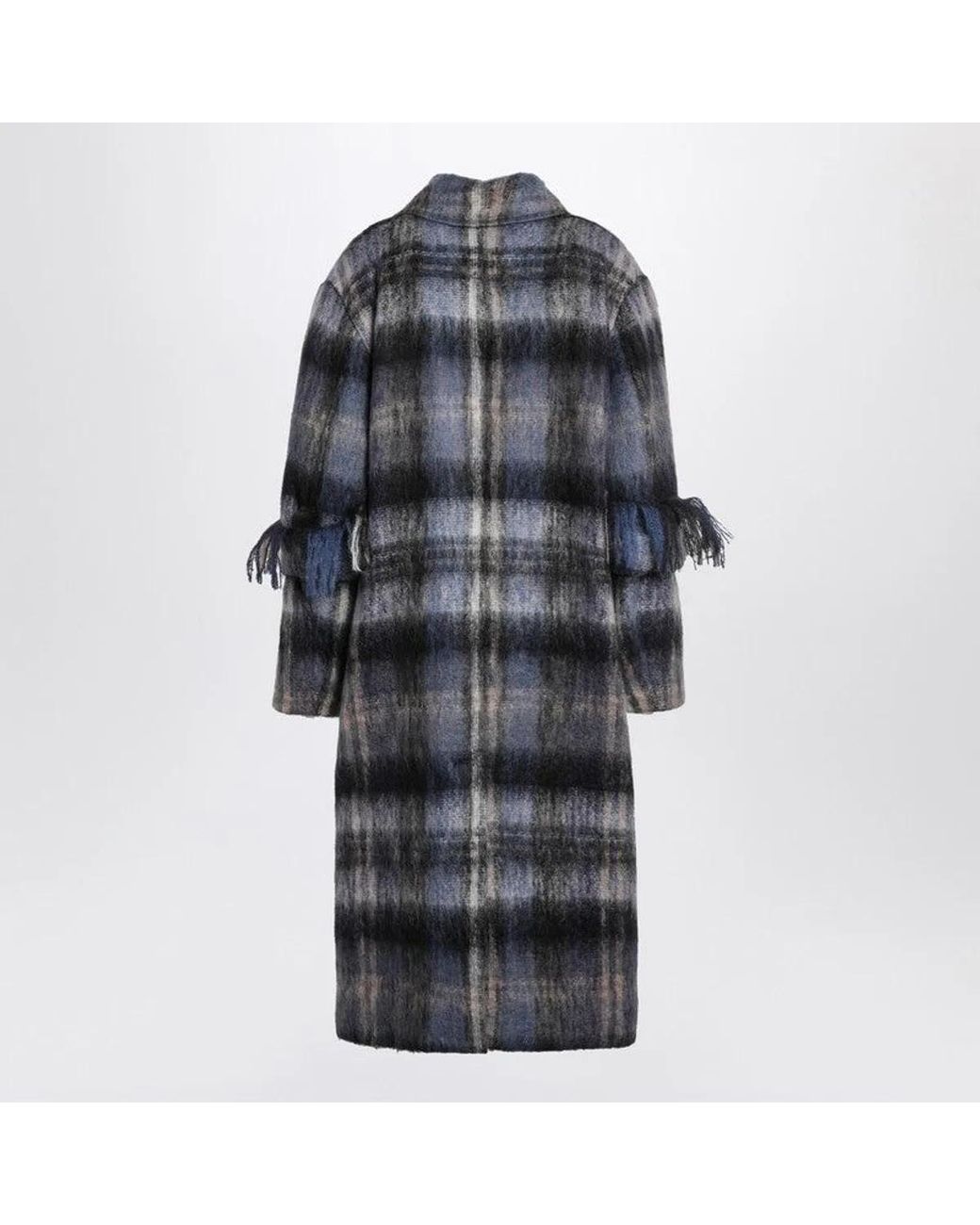 Loewe Black Checked Coat