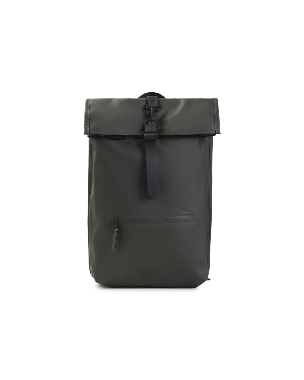Rains Gray Rooltop Rucksack for men