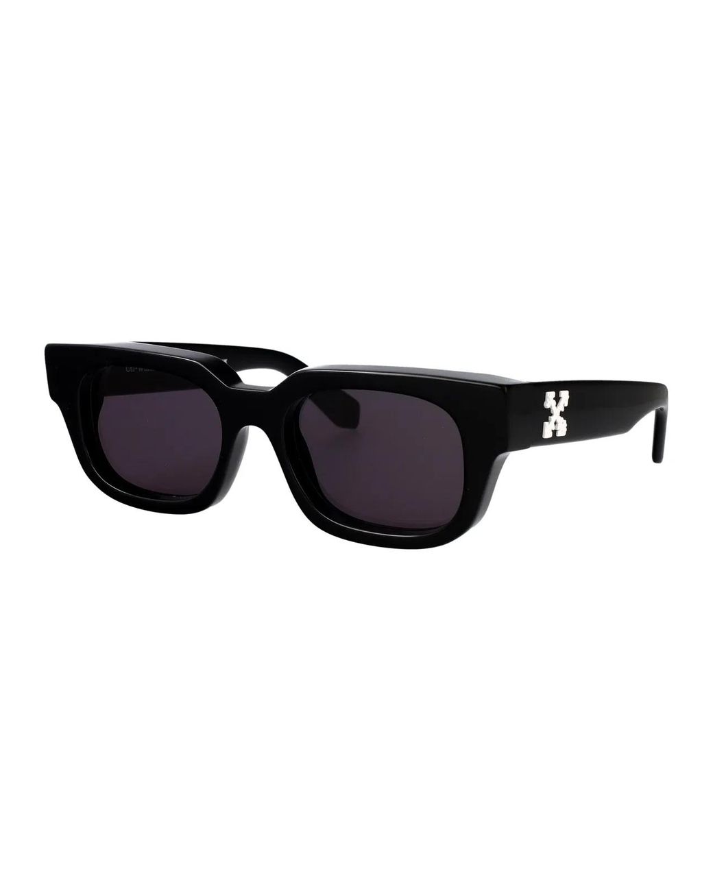 Off-White c/o Virgil Abloh Black Shiny Acetate Sunglasses
