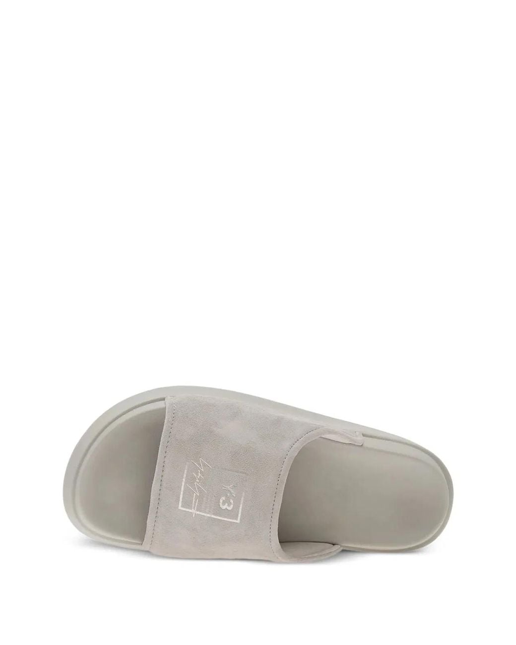 Y-3 Gray Slide for men