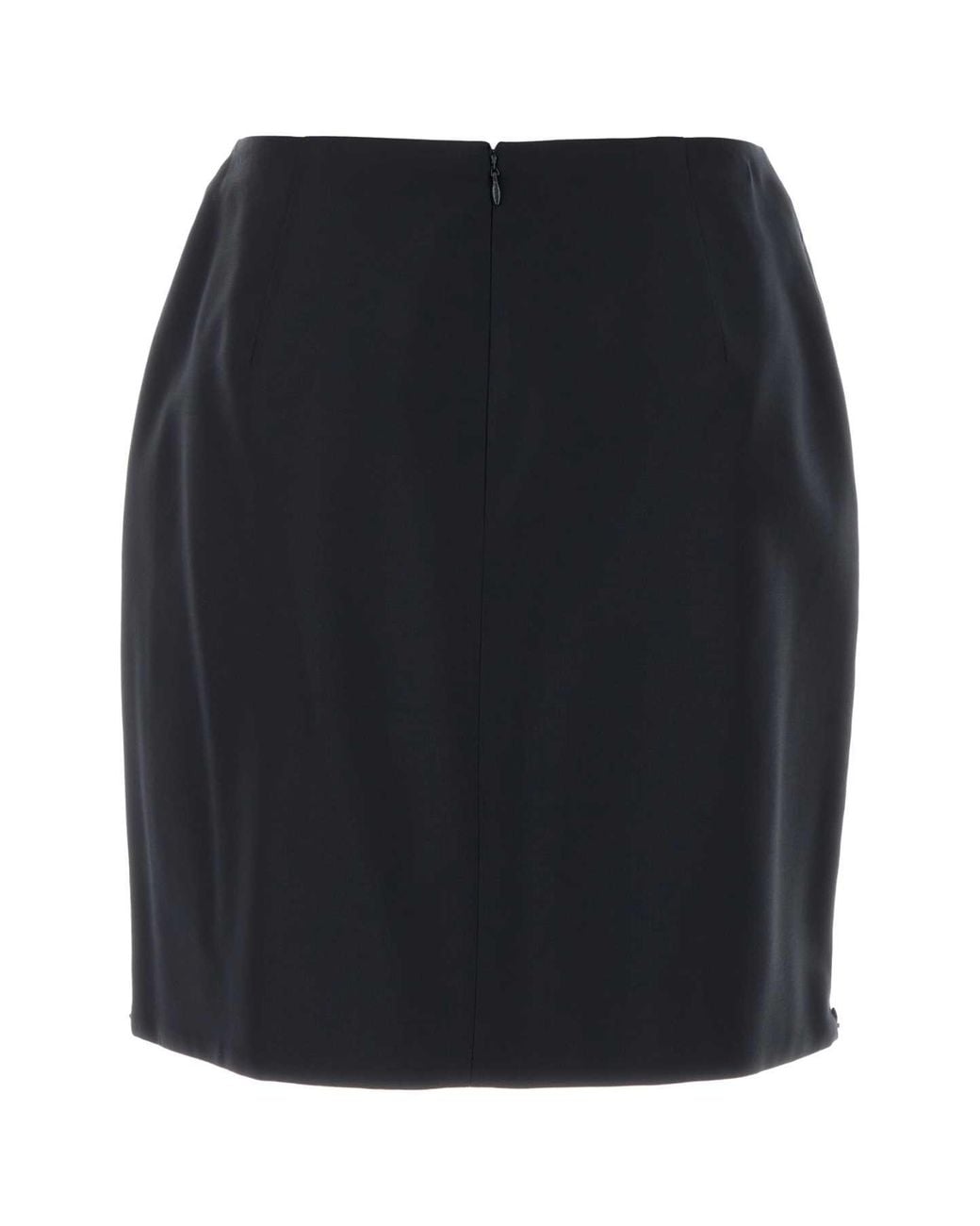 Gucci Black Midnight Wool Mini Skirt