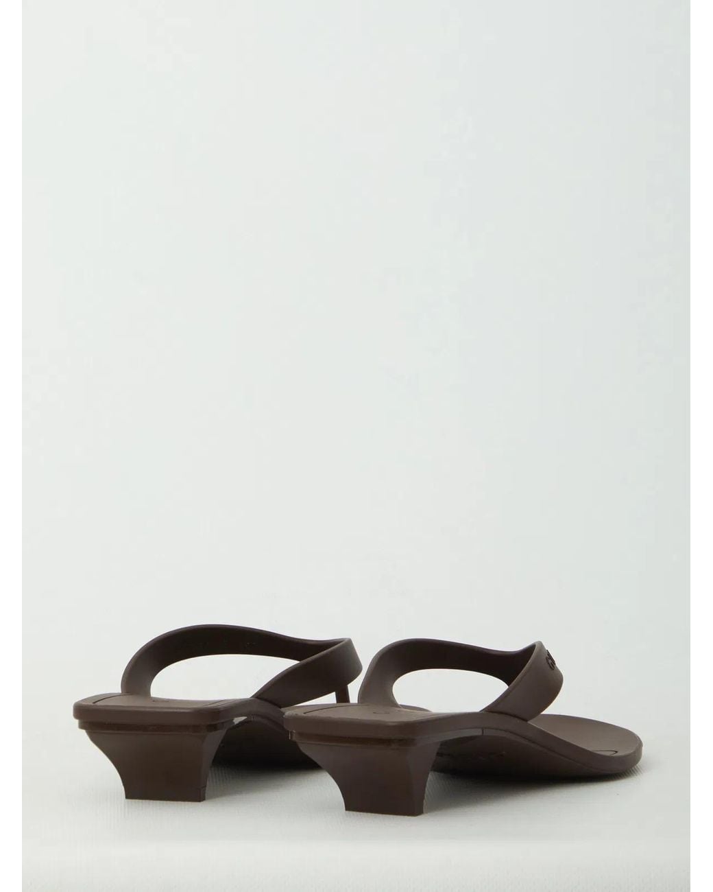 Gucci Brown Vittoria Thong Sandals