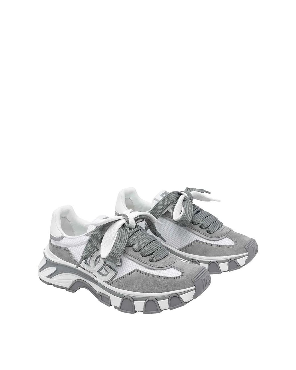 Dolce & Gabbana Gray Dolce & Gabbana And Dg Country Road Sneakers for men