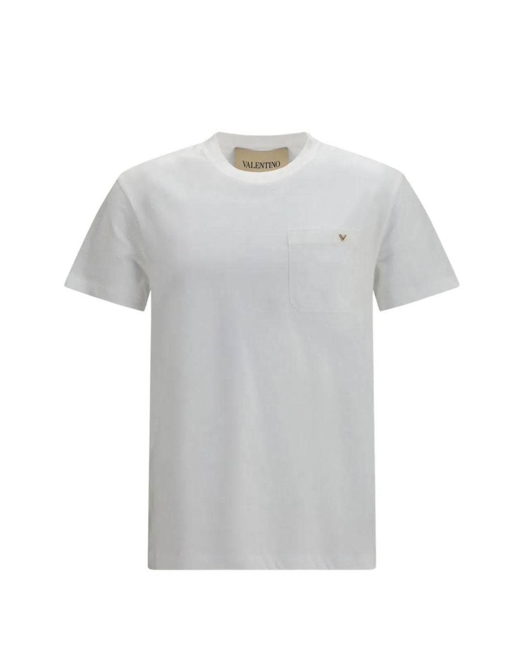 Valentino Garavani Gray Cotton T-Shirt With Vgold for men
