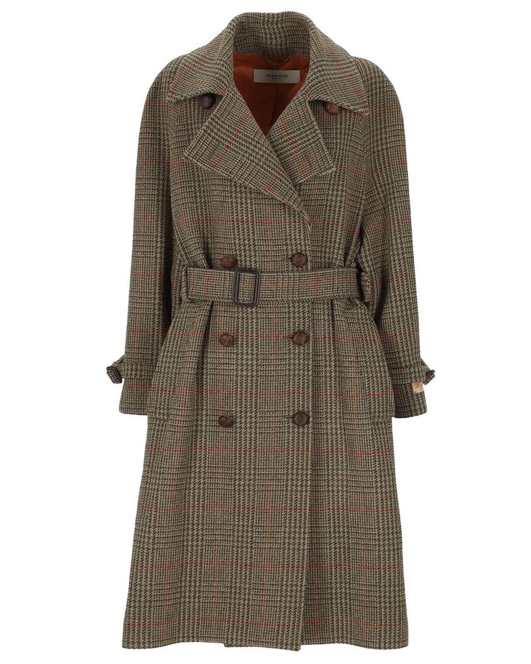 Golden Goose Deluxe Brand Green Cappotto Doppiopetto Roxanne