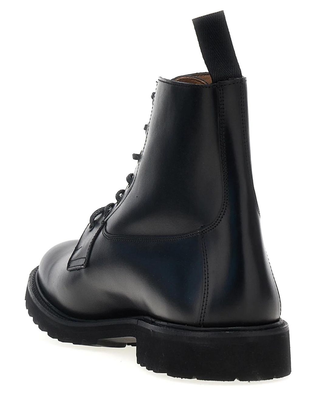 Tricker's Black 'Burford' Ankle Boots for men