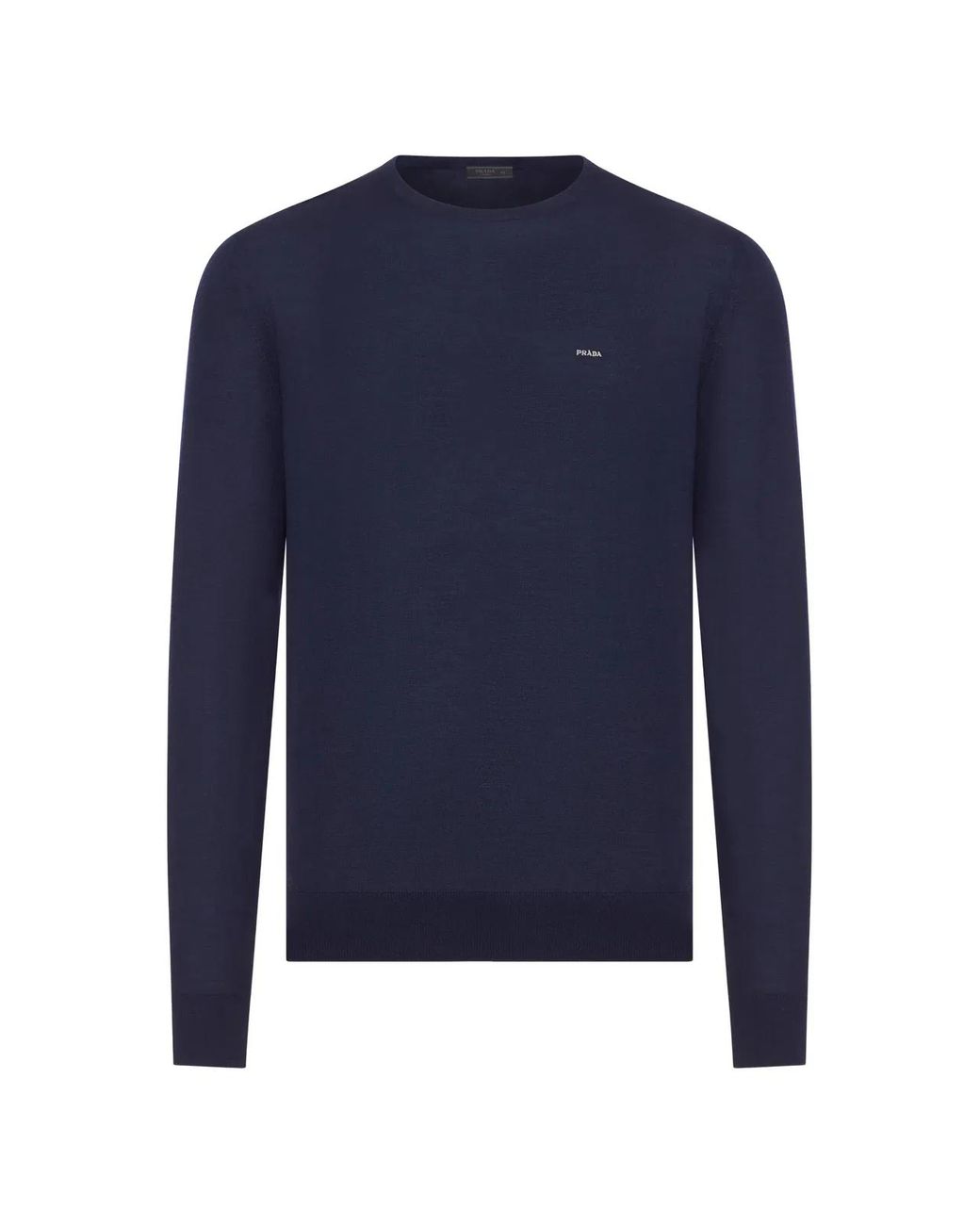 Prada Blue Crew Neck for men