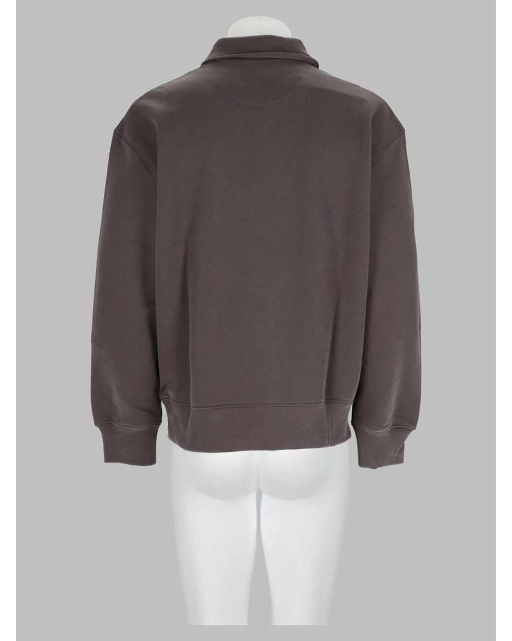 Maison Kitsuné Gray Mini Logo Sweatshirt for men