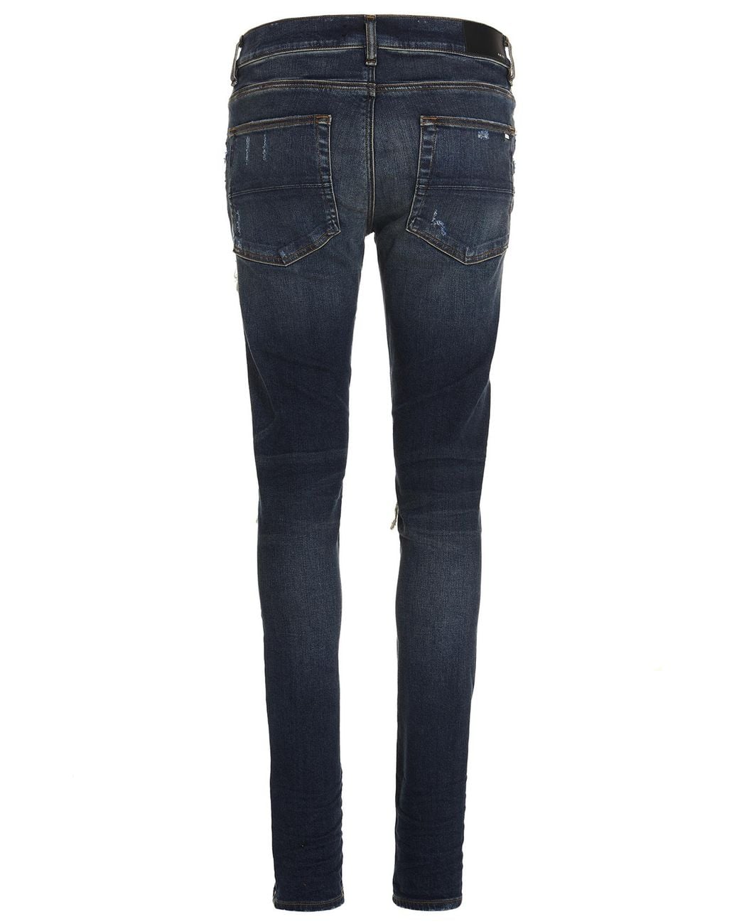 Amiri Blue Skinny Mid Rise Jeans for men