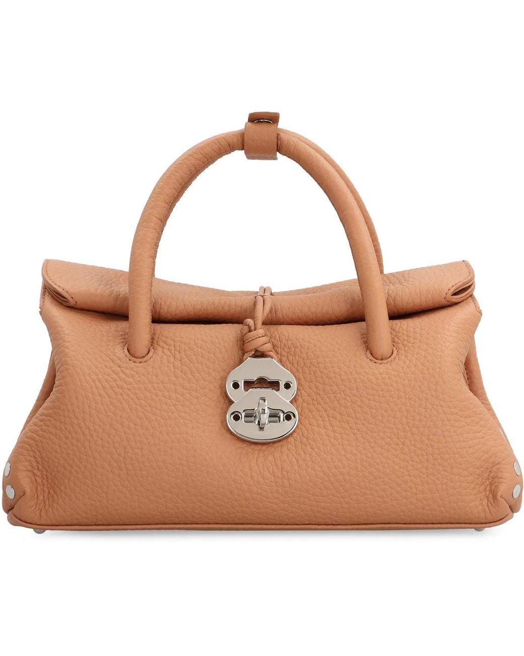 Zanellato Brown Dotta Leather Handbag