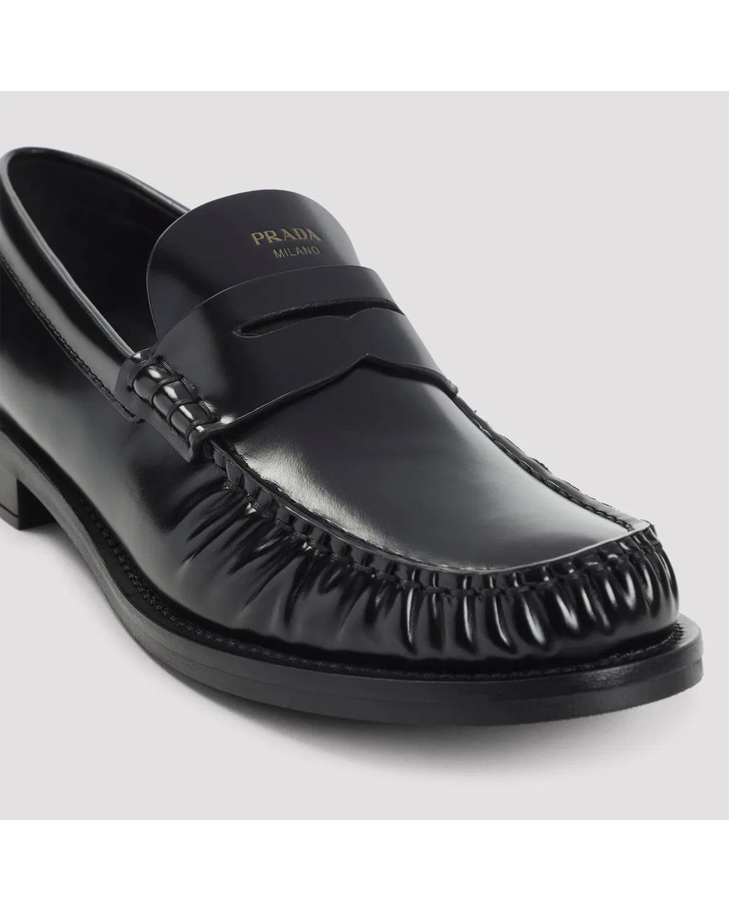 Prada Black Mocassini