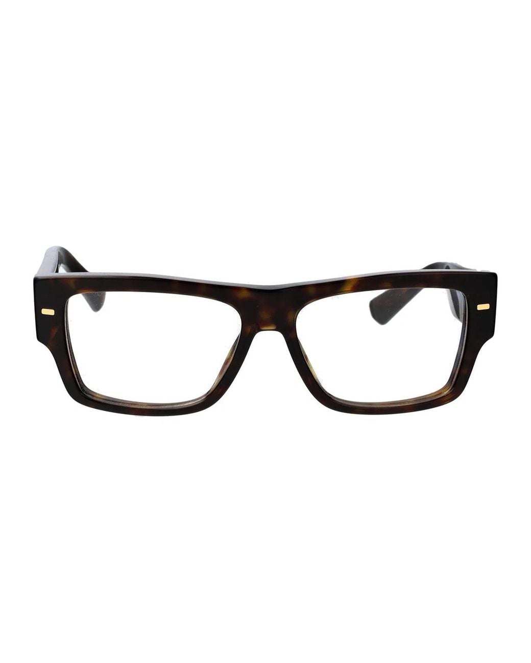 Dolce & Gabbana Brown Dolce & Gabbana Acetate Optical Glasses