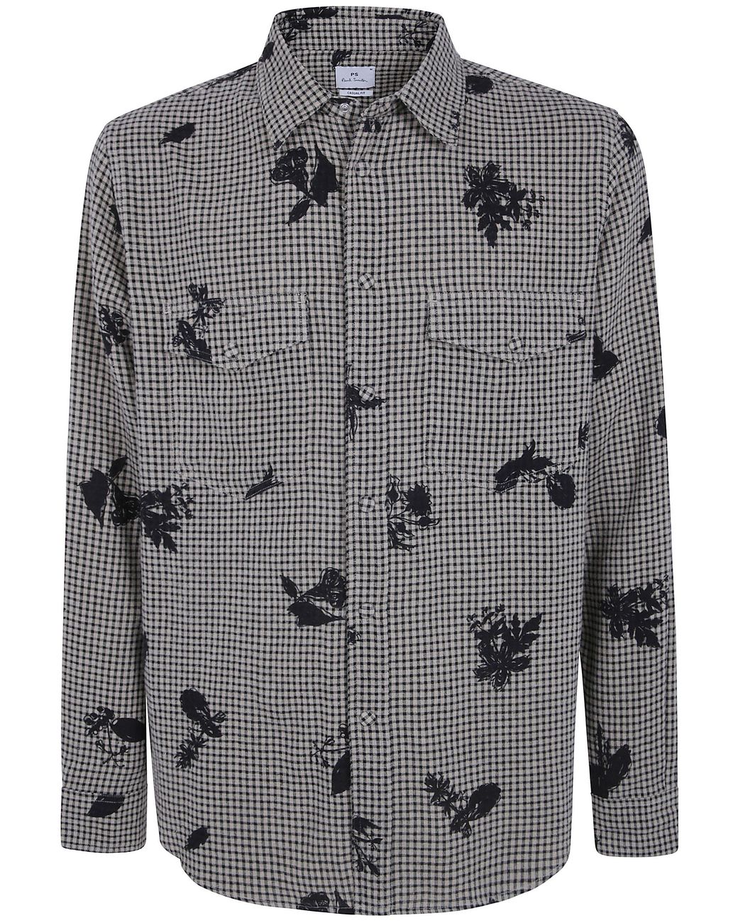 Paul Smith Gray Ps Paul Smith Ls Casual Fit Shirt for men