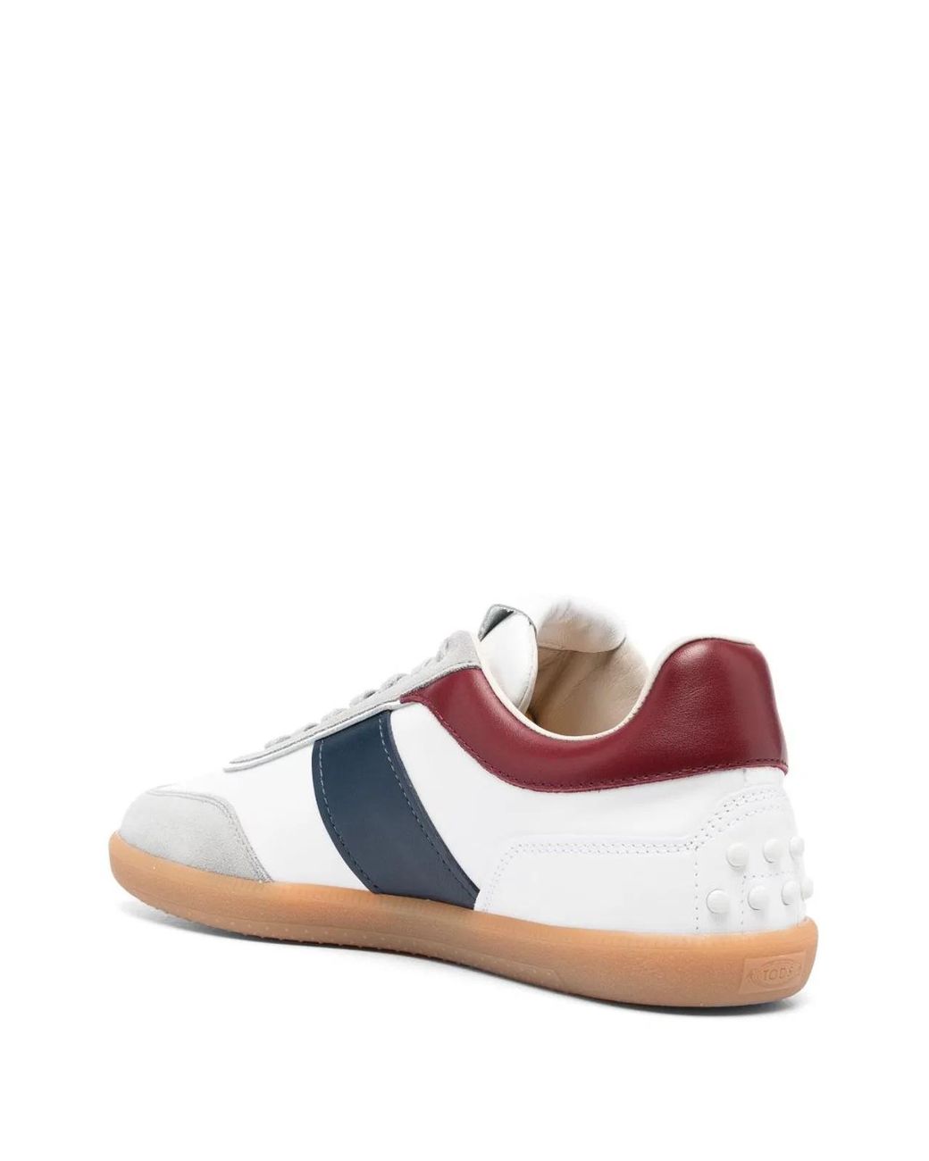 Tod's Blue Luxurious Calf Leather Tab Sneakers for men