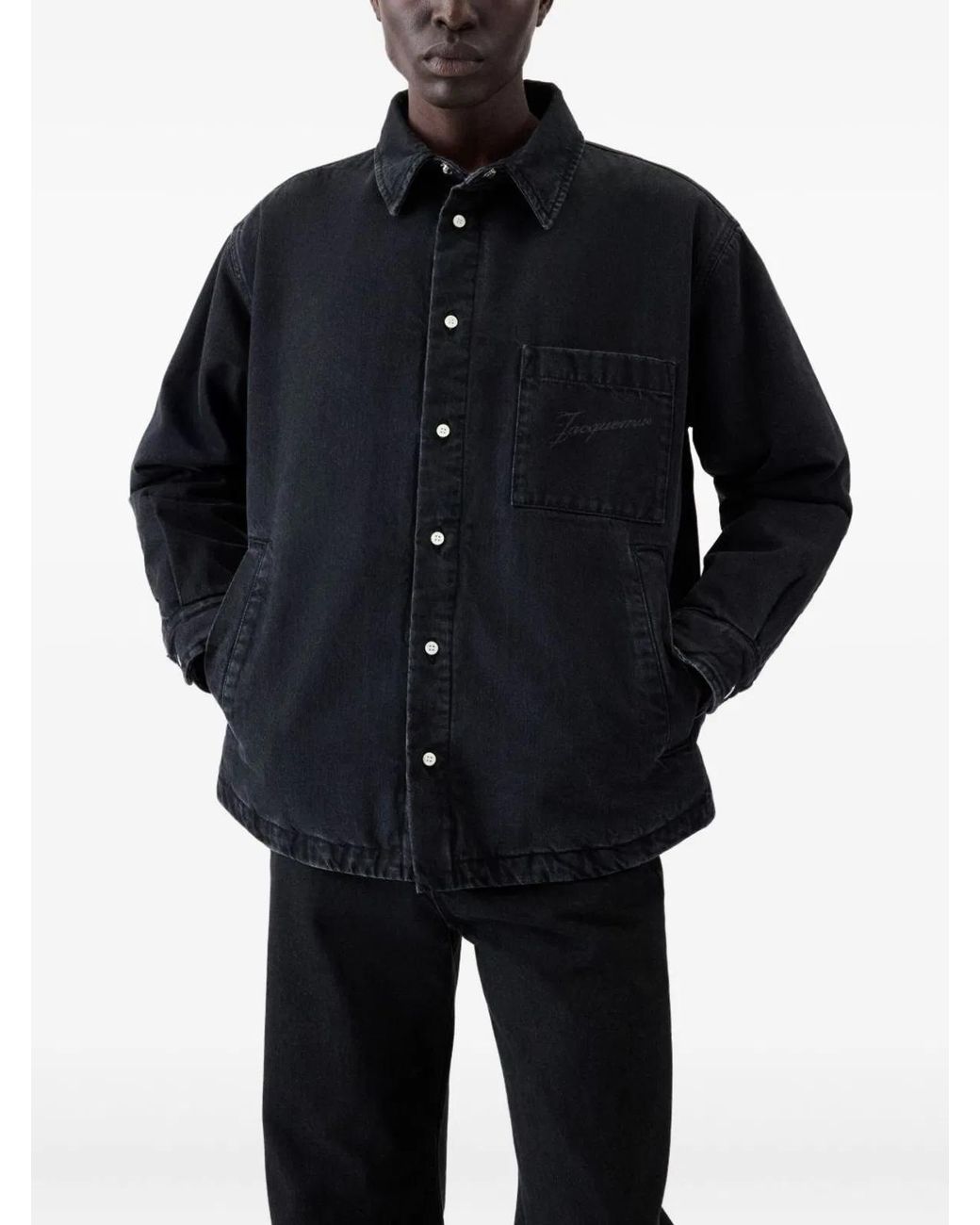 Jacquemus Black Boulanger Shirt Jacket for men