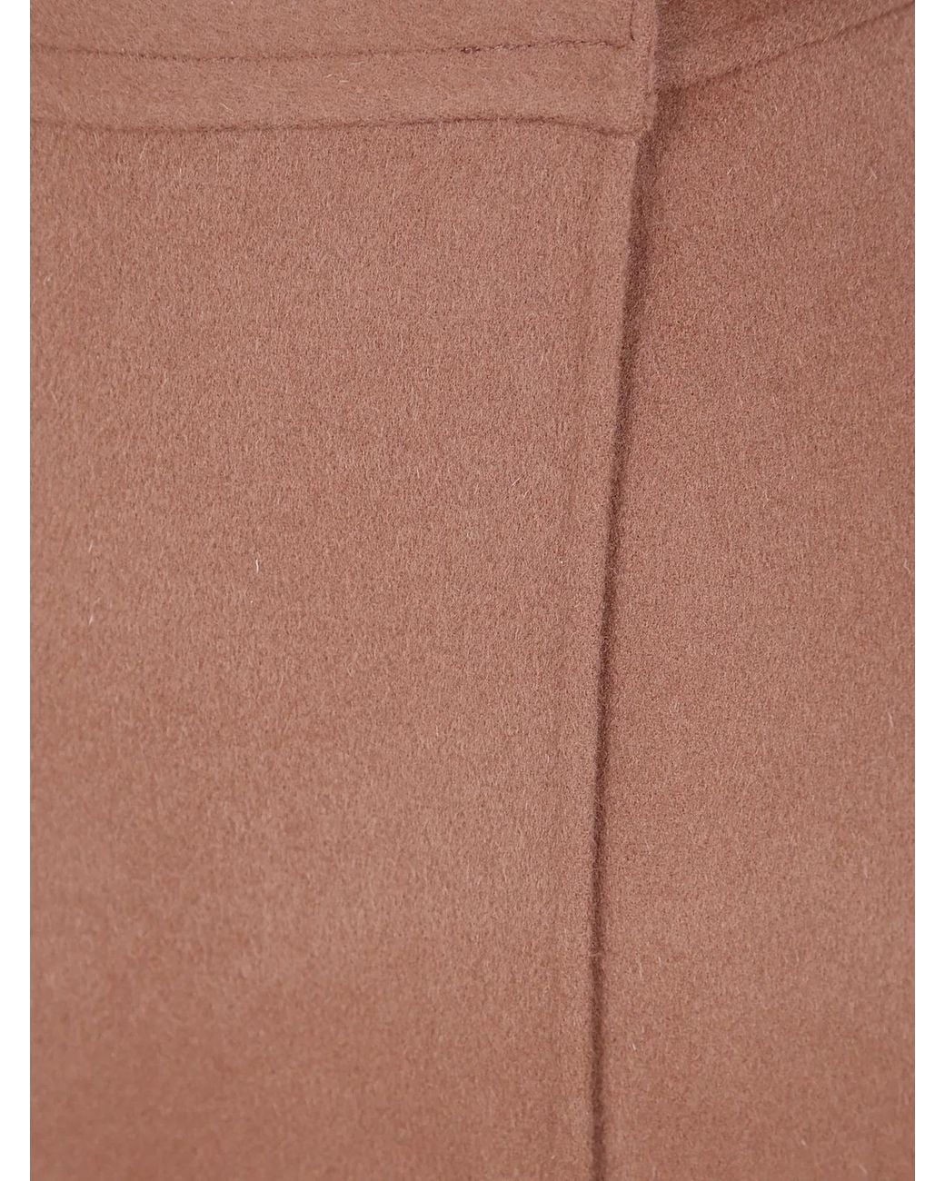 Semicouture Brown "June" Double Layers Miniskirt